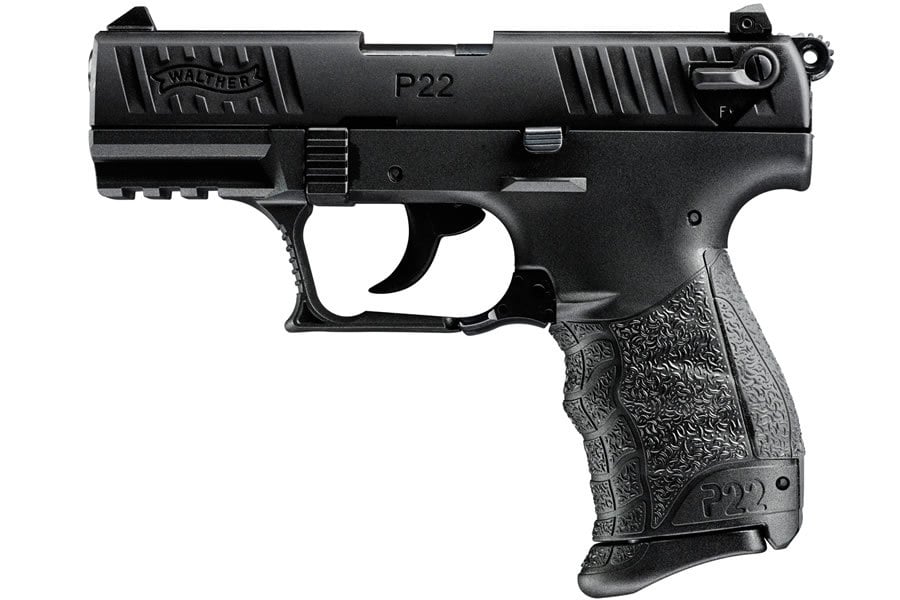 WALTHER P22 22LR BLACK RIMFIRE PISTOL