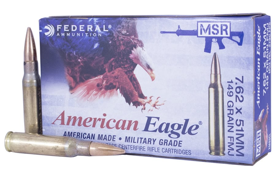 FEDERAL AMMUNITION 7.62X51MM NATO 149 GR FMJ