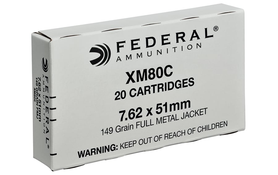 FEDERAL AMMUNITION 7.62X51MM NATO 149 GR FMJ