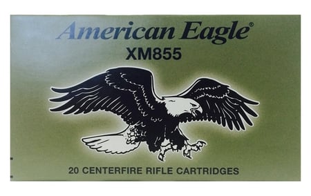 FEDERAL AMMUNITION XM855 5.56mm 62 gr FMJ-BT 500 Rounds