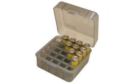 MTM Shotshell Box, 25-Round, Flip Top, 12, 20ga