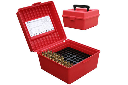 MTM Deluxe Ammo Box, 100-Round, Handle WSM