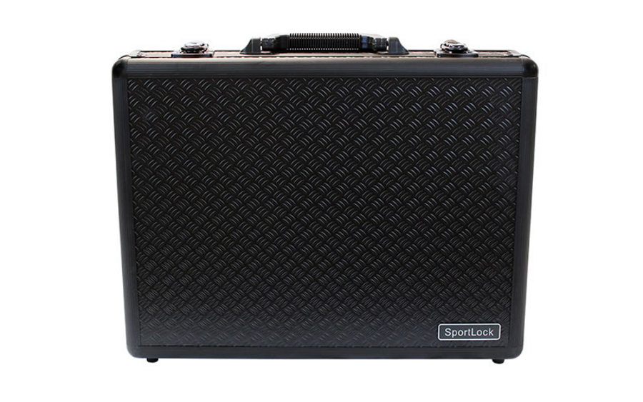 SPORTLOCK ALUMALOCK BLACK QUAD PISTOL CASE