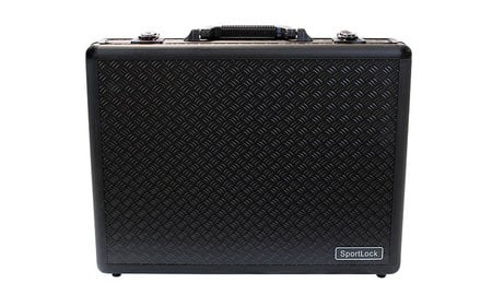 ALUMALOCK BLACK QUAD PISTOL CASE