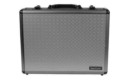 ALUMALOCK GRAY QUAD PISTOL CASE