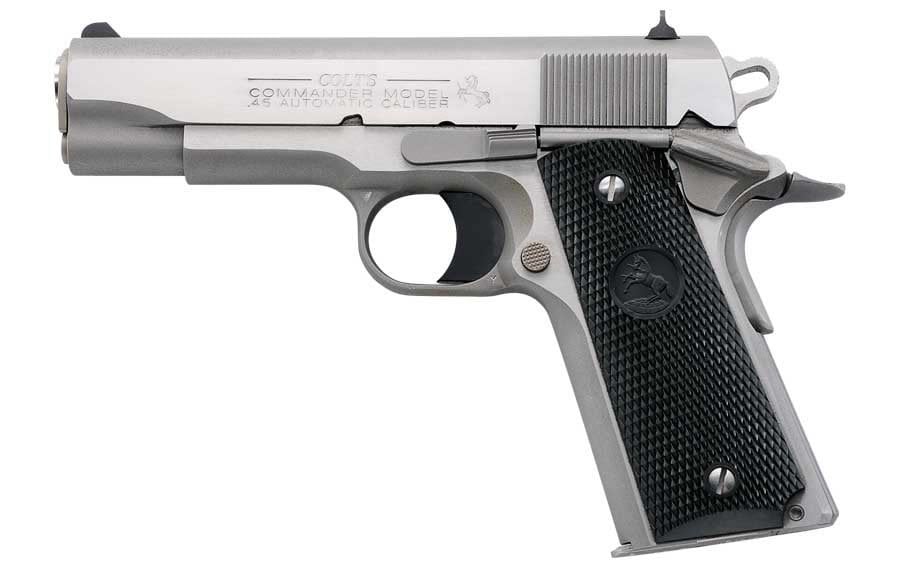 Colt 1991 Commander 45 ACP Stainless Centerfire Pistol
