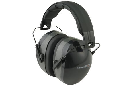 CHAMPION TARGET COMPANY Protective Ear Muffs Passive Black 27dB NRR