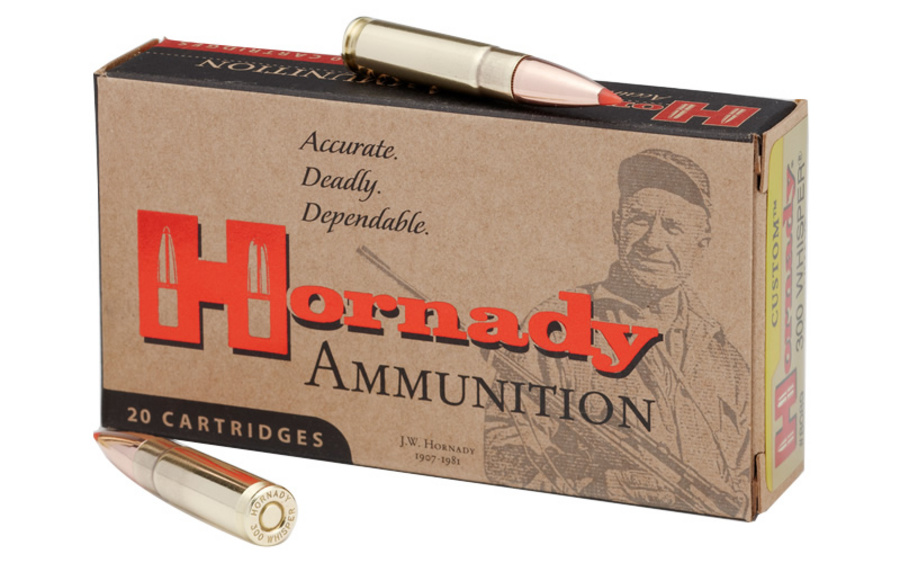 HORNADY 300 WHISPER 110 GR V-MAX CUSTOM