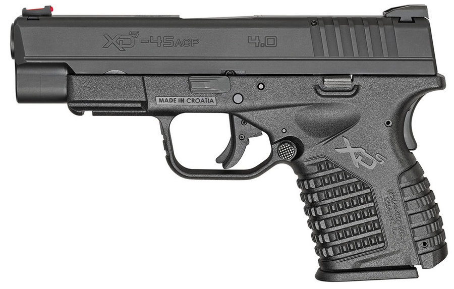 SPRINGFIELD XDS 4.0 45ACP BLACK ESSENTIALS PACKAGE
