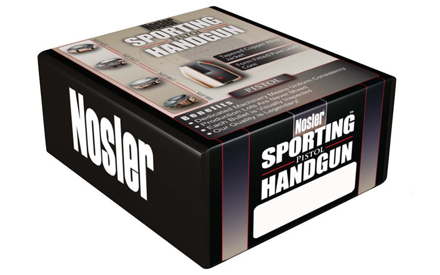Nosler 10MM .400 180 GR JHP SPORTING HANDGUN PISTOL 250/BOX