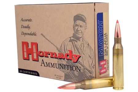 HORNADY 338 Lapua 285 gr A-Max Match 20/Box