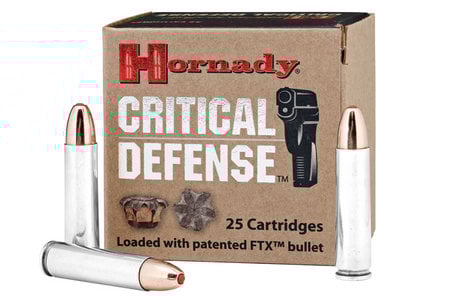 Hornady 30 Carbine 110 gr FTX Critical Defense 25/Box
