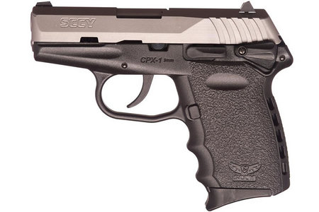 SCCY CPX-1 9mm Two-Tone Pistol with Manual Safety