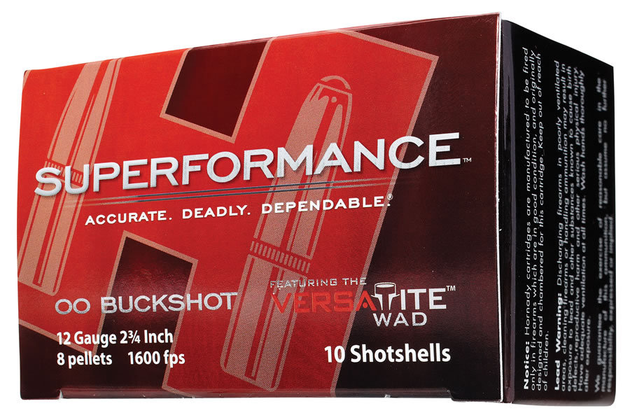 HORNADY 12 GA 00 BUCKSHOT SPF