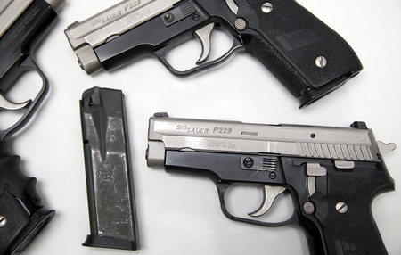 SIG SAUER P229 Stainless 357 Sig Police Trades with 2 Magazines