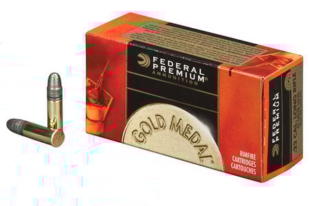 Federal 22 LR 40 gr Solid Gold Medal Target 500 Round Brick
