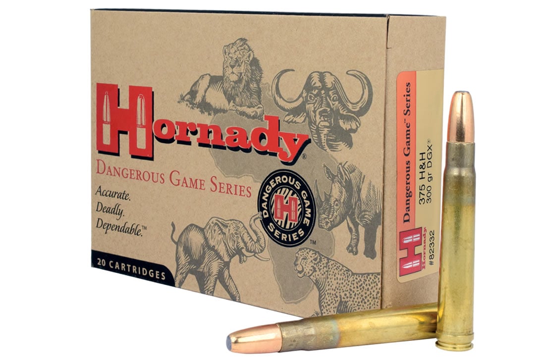 HORNADY 375 HH 300 GR DANGEROUS GAME