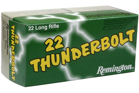 REMINGTON 22 LR 40 gr LRN Thunderbolt 500 Round Brick