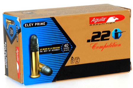 AGUILA 22 LR 40 gr LRN Match Competition 500 Round Brick for Pistols