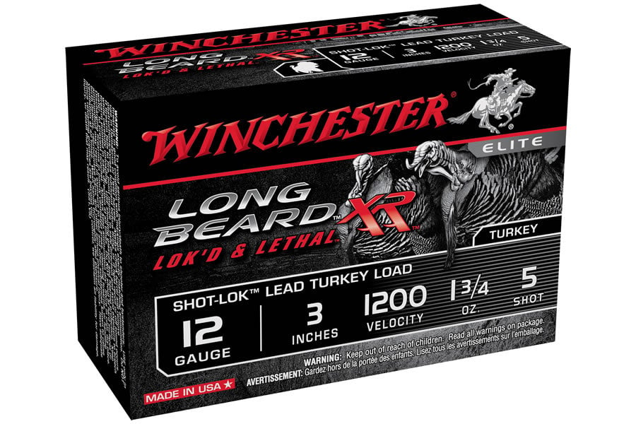 WINCHESTER AMMO 12 GA 3 IN 1-3/4 OZ LONG BEARD XR TURKEY