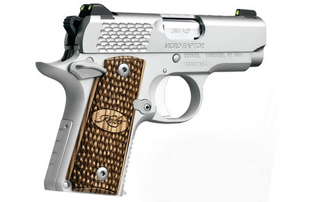 KIMBER Micro Raptor Stainless 380 Auto Centerfire Pistol