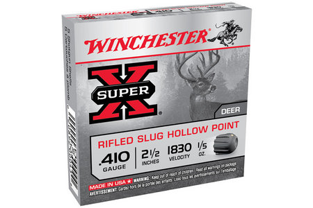 Winchester 410 Bore 2 1/2 in 1/5 oz Rifled Super X 5/Box