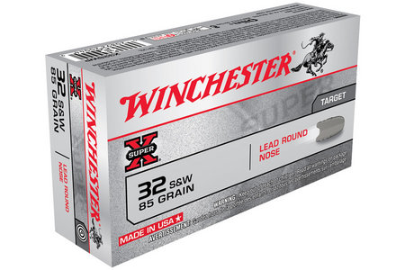 WINCHESTER AMMO 32 SW 85 gr Lead Round Nose Super X 50/Box
