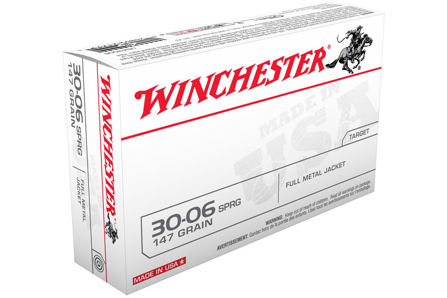Winchester 30-06 Springfield 147 gr FMJ 20/Box