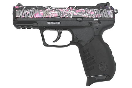 RUGER SR22 22 LR Rimfire Pistol with Muddy Girl Camo Slide