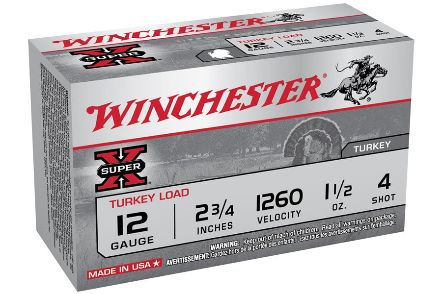 WINCHESTER AMMO 12 GA 2-3/4 IN 1-1/2 OZ MAGNUM SUPER-X TURKEY