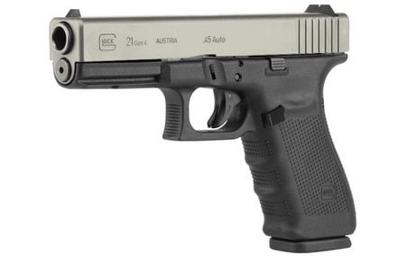 GLOCK 21 Gen4 45 Auto 13-Round Pistol with Nickel Boron Slide