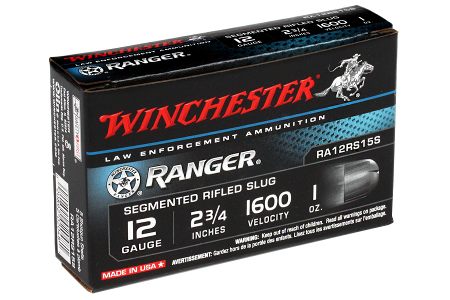 WINCHESTER AMMO 12 GA 2-3/4 IN 1 OZ 3 SEGMENT LEAD RANGER HP