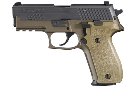 SIG SAUER P229 Combat 9mm Luger with Night Sights and FDE Frame