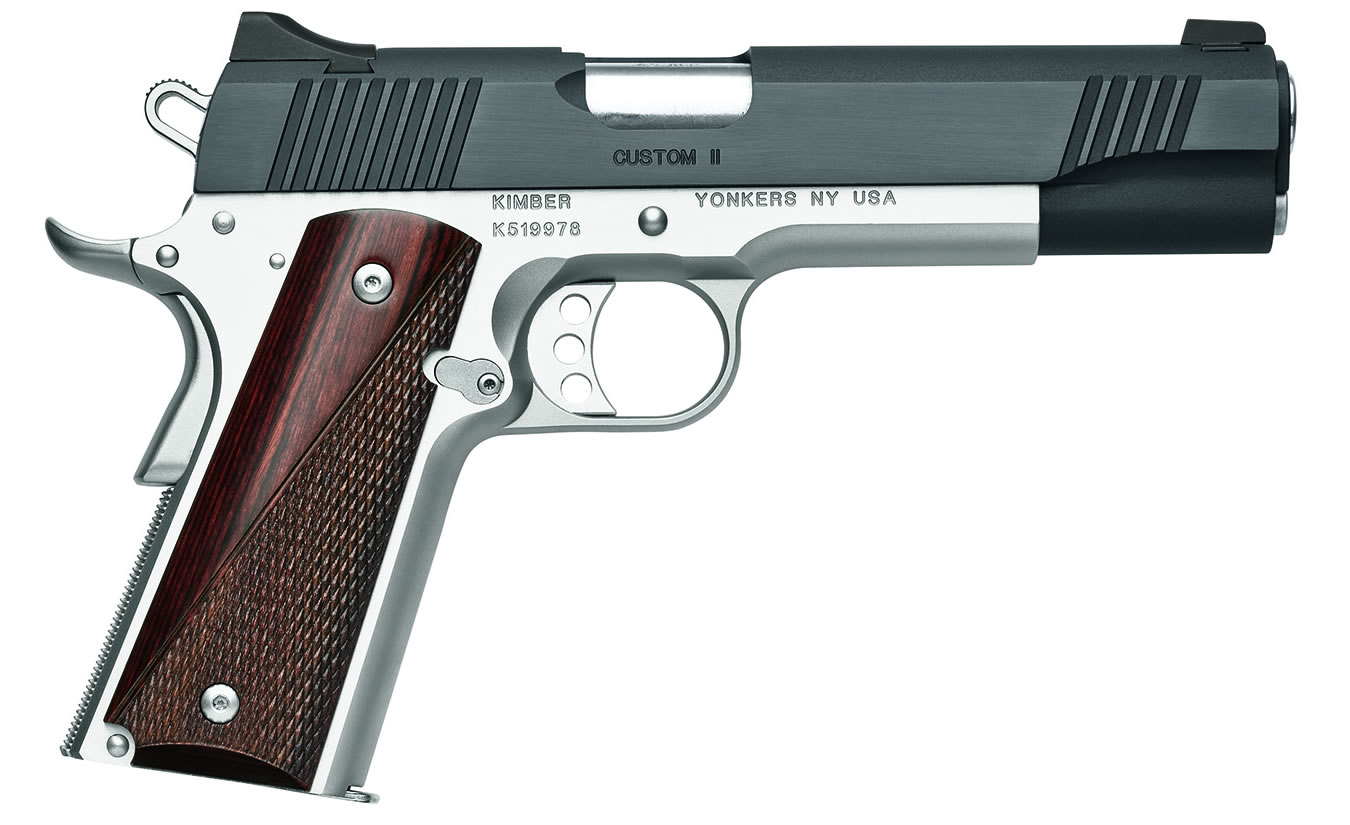 Kimber Custom II 45 ACP Two Tone Centerfire Pistol Sportsman s 