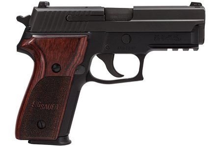 P229 9MM PISTOL WITH ROSEWOOD GRIPS