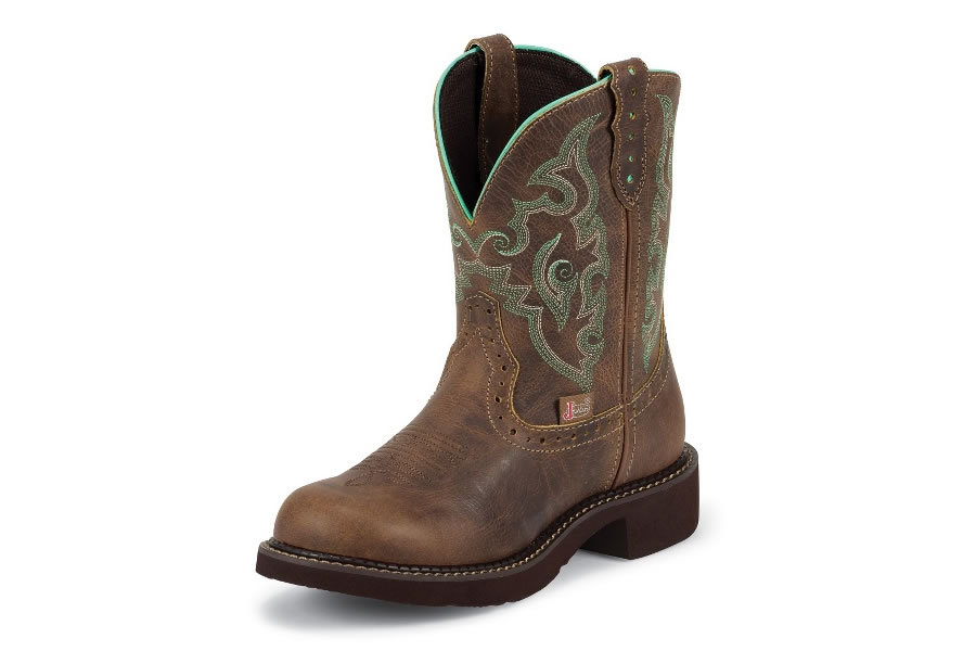justin gypsy tan jaguar boots