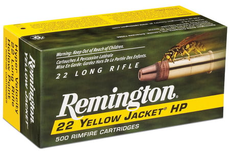 REMINGTON 22LR 33 gr HP Yellow Jacket 500 Round Brick