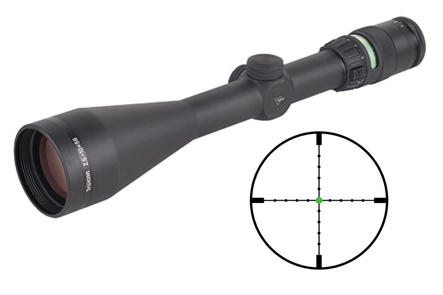 TRIJICON ACCUPOINT 2.5-10X56 MIL-DOT RIFLESCOPE