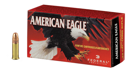 FEDERAL AMMUNITION 22LR 38 gr Copper Plated Hollow Point American Eagle 400 Round Brick