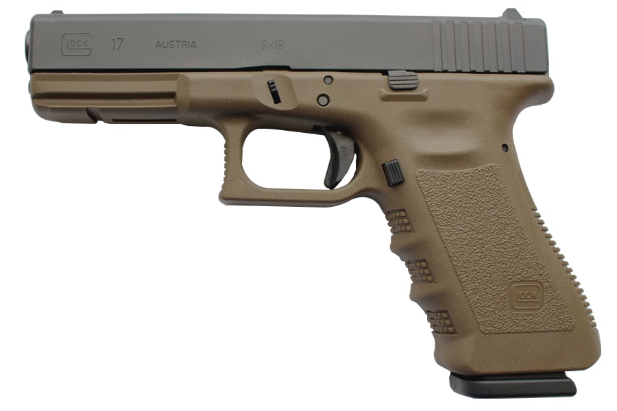 GLOCK 17 9MM FDE CENTERFIRE PISTOL (GEN 3)