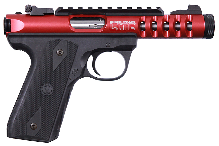 ruger-22-45-lite-22lr-rimfire-pistol-with-red-anodize-finish