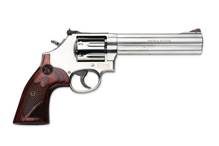 SMITH AND WESSON 686 Deluxe Talo Exclusive 357 Magnum Revolver with Textured Wood Grips