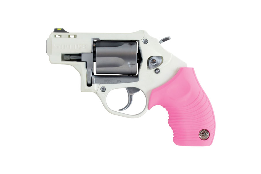 Taurus Model 85 Protector 38 Special P White Polymer Frame Revolver With Pink Grips Sportsman S Outdoor Superstore