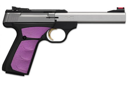 BROWNING FIREARMS Buck Mark Plus 22LR Stainless Steel with Fuchsia Grips