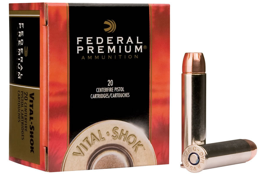 Federal 357 Mag 180 gr Swift AFrame VitalShok 20/Box Sportsman's