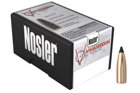 NOSLER 22 Cal .224 55 gr Varmageddon FBHP Black Tip 500/Box