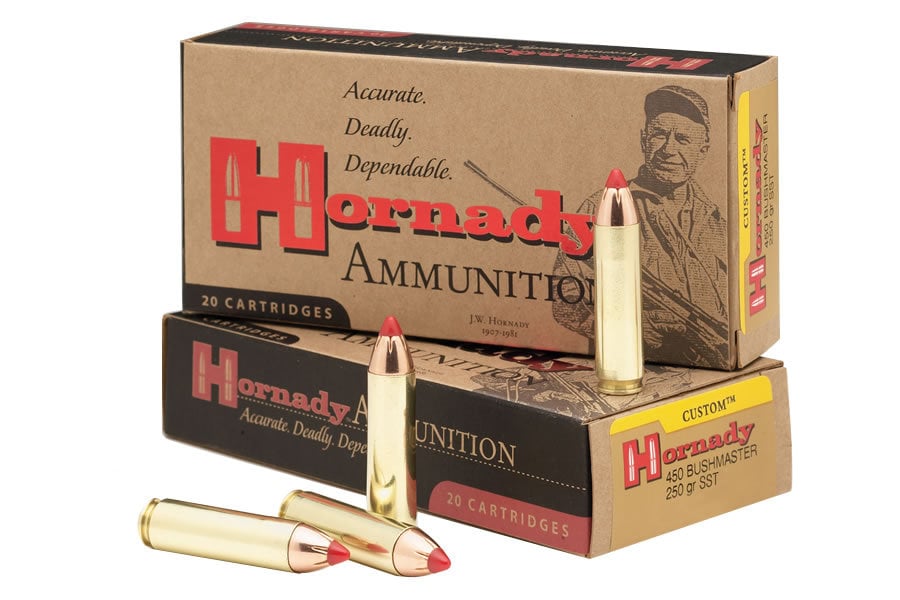 HORNADY 450 BUSHMASTER 250 GR FTX CUSTOM