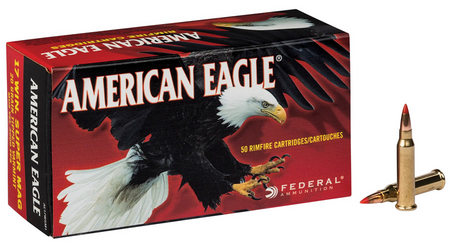 FEDERAL AMMUNITION 17 WSM 20 gr Tipped Varmint American Eagle 50/Box