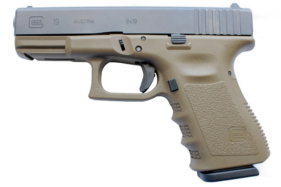 GLOCK 19 9MM FDE CENTERFIRE PISTOL (GEN3)