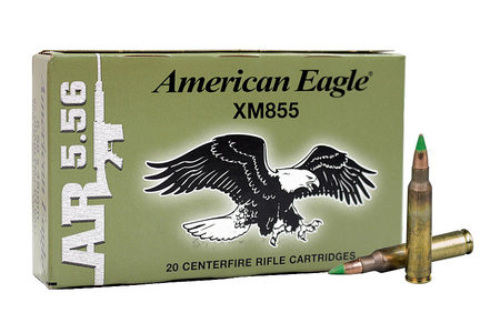 FEDERAL AMMUNITION XM855 5.56mm 62 gr FMJ-BT Ball 20/Box